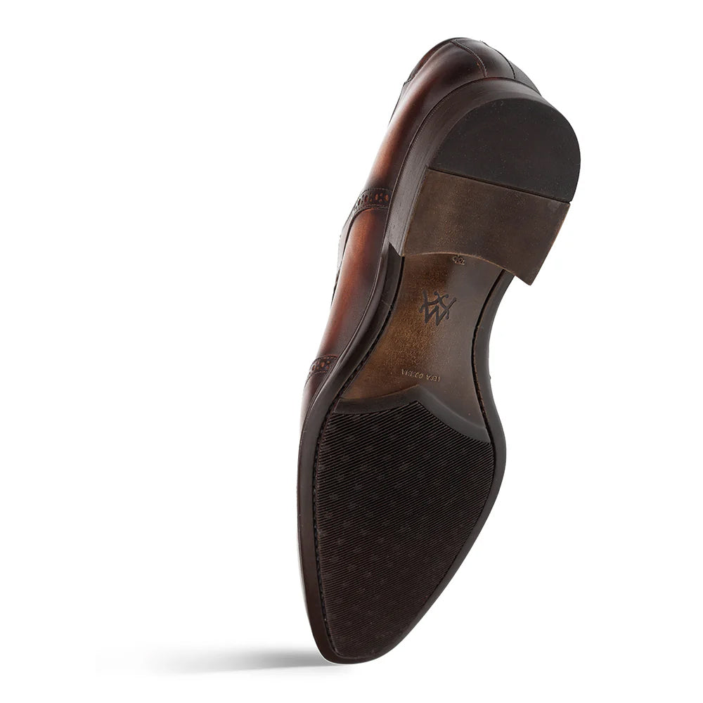 Mezlan Tasso Wing Tip Derby Chestnut (21315)