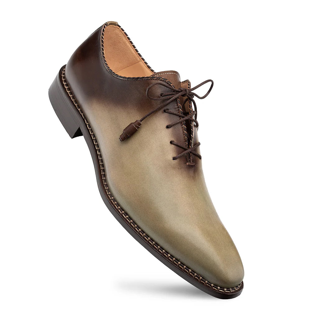 Mezlan Barbaro Two-Tone Oxford Olive / Mocha (21316)