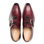 Mezlan Machado Oxford Monk Strap Burgundy (21317)