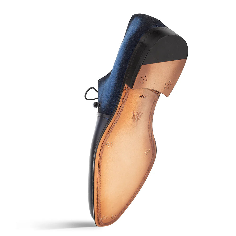 Mezlan Colomer Calf / Suede Oxford Navy & Cobalt (21342)