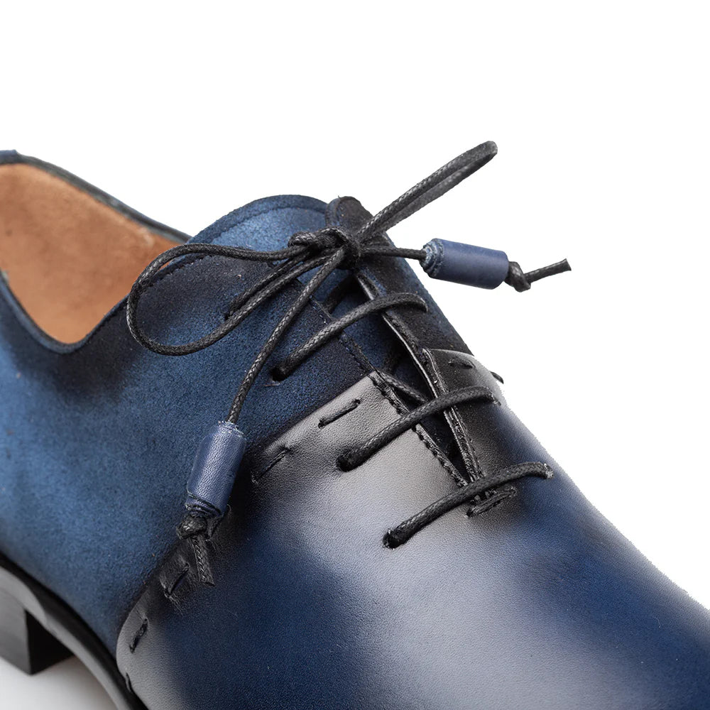 Mezlan Colomer Calf / Suede Oxford Navy & Cobalt (21342)