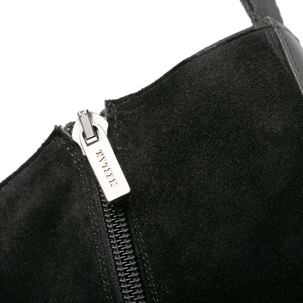 Mezlan Calf / Suede Dress Boot Black