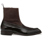 Mezlan Calf / Suede Dress Boot Brown