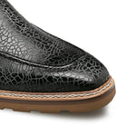 Mezlan Laser-Print Rugged Loafer Black