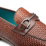 Mezlan Salva Woven Slip On Cognac / Brown (21503)