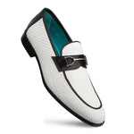 Mezlan Salva Woven Slip On White / Black (21503)