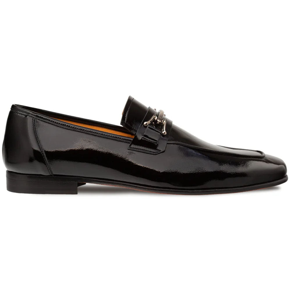 Mezlan Guardia Shiny Calf Ornament Loafer Black