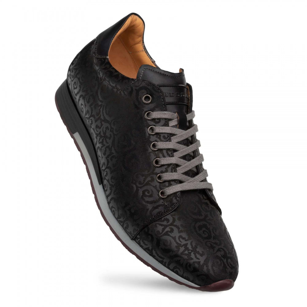 Mezlan Portico Laser-Print Sneaker Black (21577)