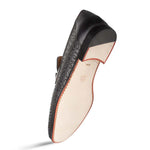 Mezlan Alcaraz Laser-Print Slip On Black (21586)