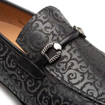 Mezlan Alcaraz Laser-Print Slip On Black (21586)