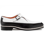 Mezlan Cadena Two-Toned Monk Strap Black / White (21590)