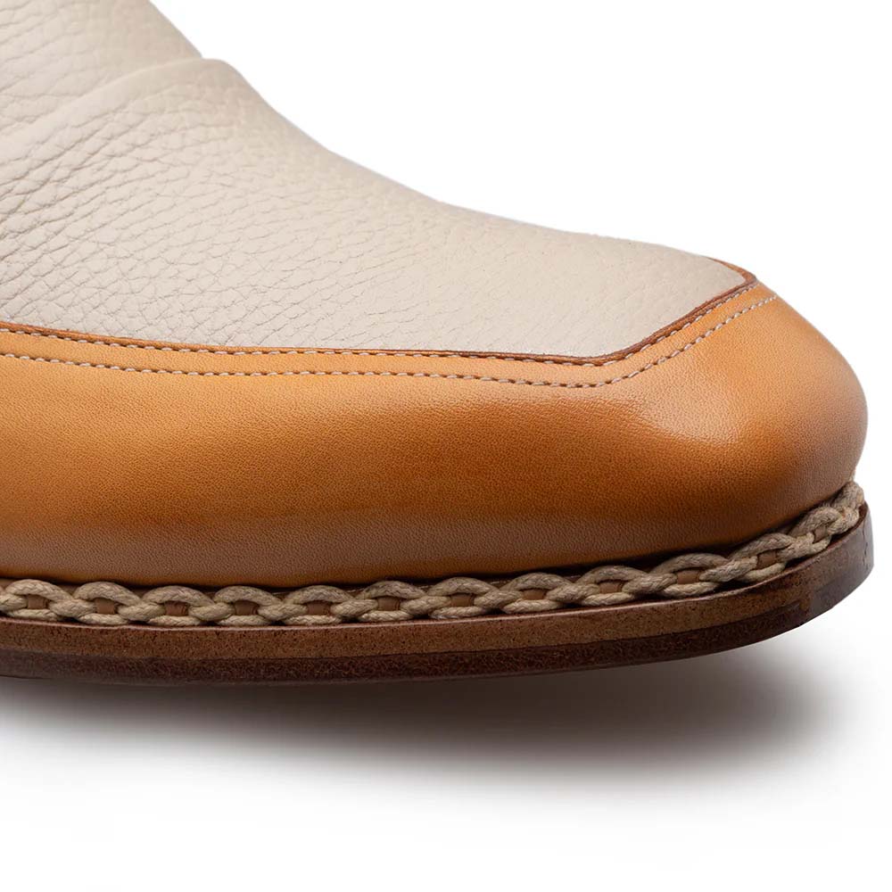 Mezlan Cadena Two-Toned Monk Strap Camel / Bone (21590