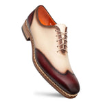 Mezlan Almagro Two-Tone Oxford Red / Bone (21592)