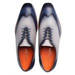 Mezlan Almagro Two-Tone Oxford Navy / Pearl Grey (21592)