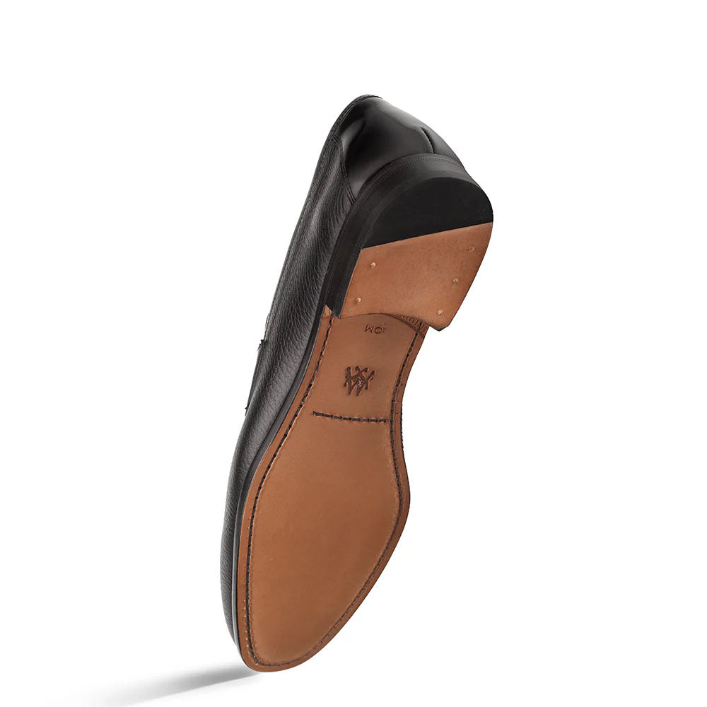 Mezlan Calfskin Penny Loafer Black (E21628)