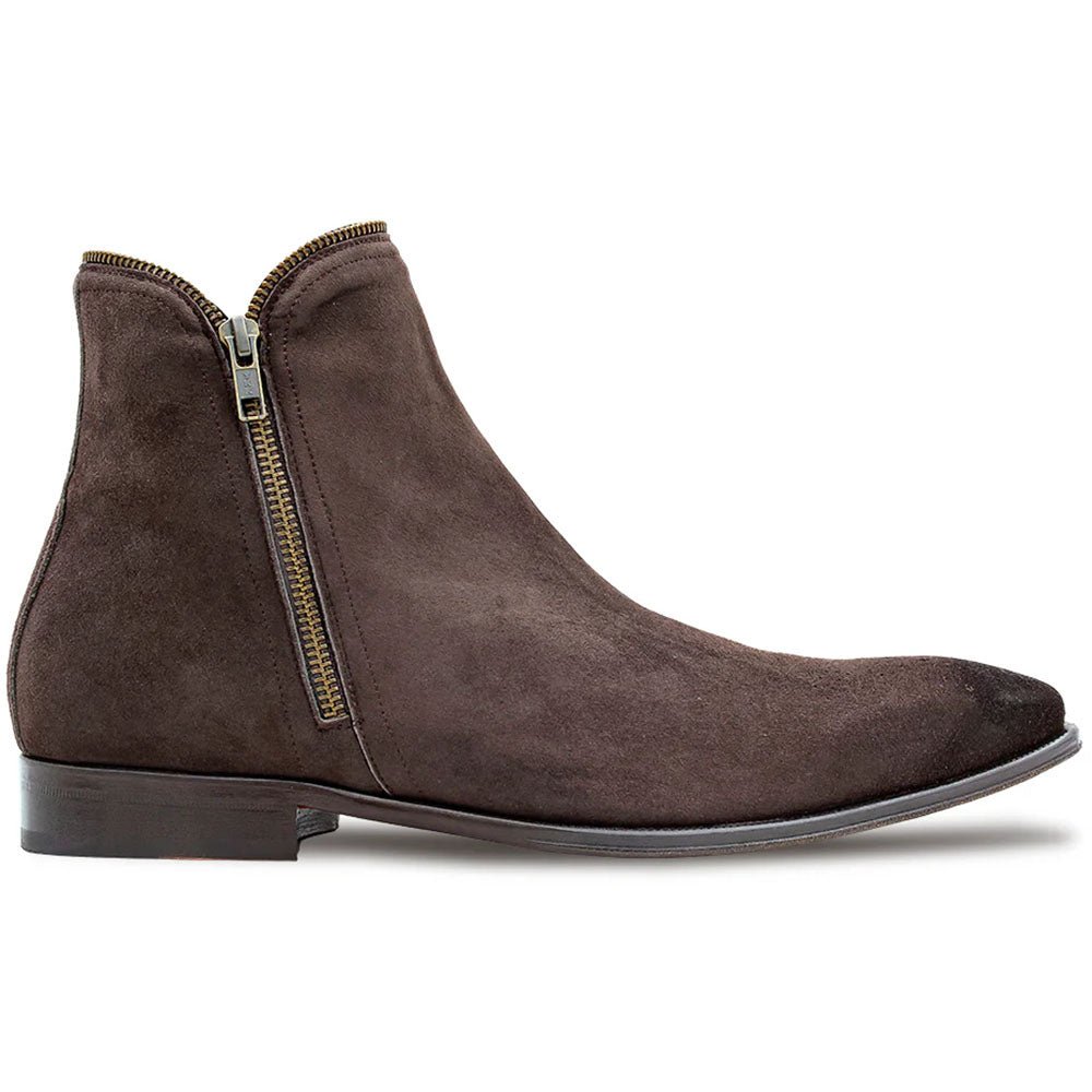 Mezlan Moretti Suede Zip Boot Brown (21686)