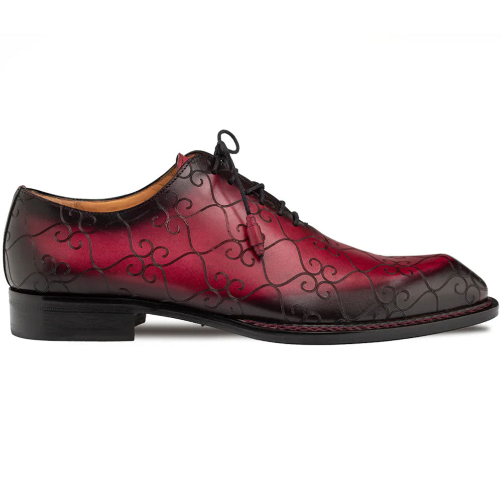Mezlan Tribeca Laser Print Oxford Burgundy