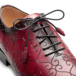 Mezlan Tribeca Laser Print Oxford Burgundy (21691)