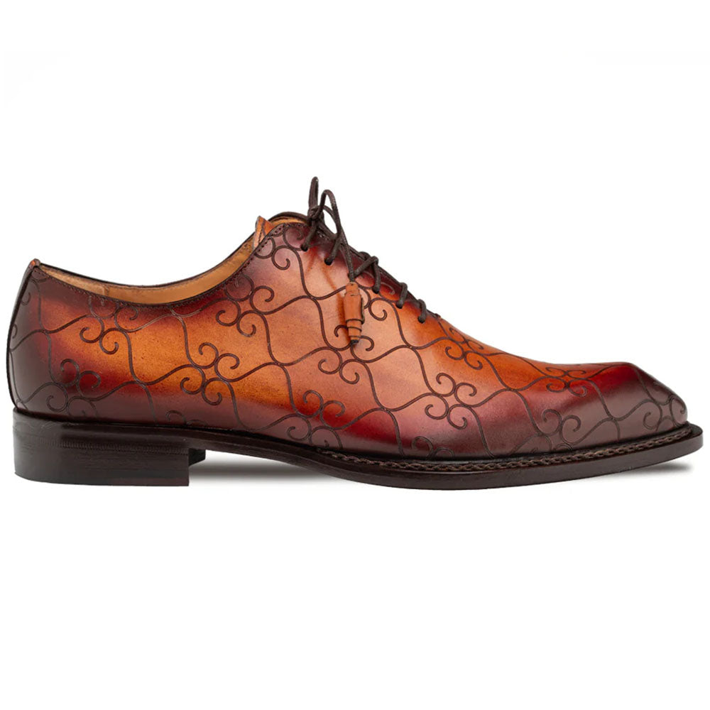 Mezlan Tribeca Laser Print Oxford Cognac / Rust