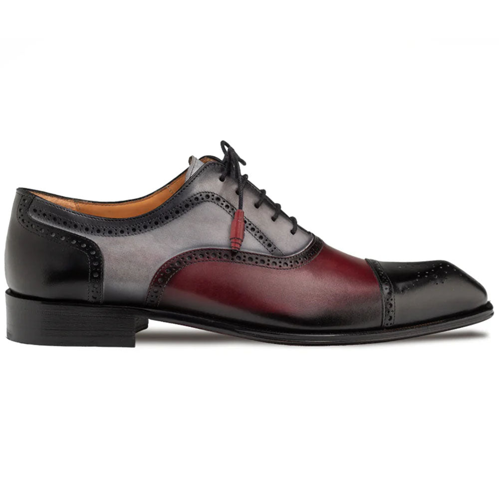 Mezlan Galante Tri-Tone Cap Toe Oxford Black / Multi