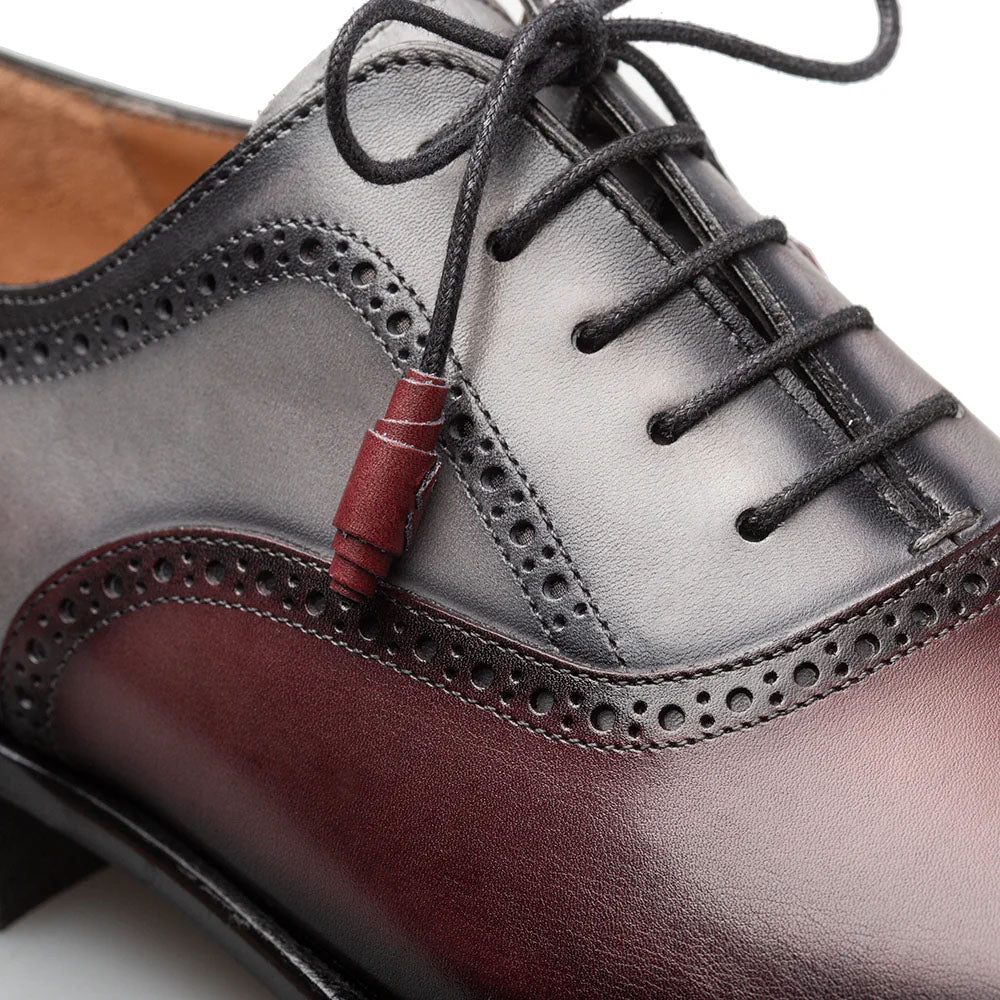 Mezlan Galante Tri-Tone Cap Toe Oxford Black / Multi (21693)