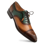 Mezlan Galante Tri-Tone Cap Toe Oxford Brown / Multi (21693)