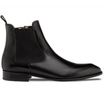 Mezlan Patina Calf Chelsea Boot Black