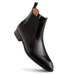 Mezlan Patina Calf Chelsea Boot Black (S21694)
