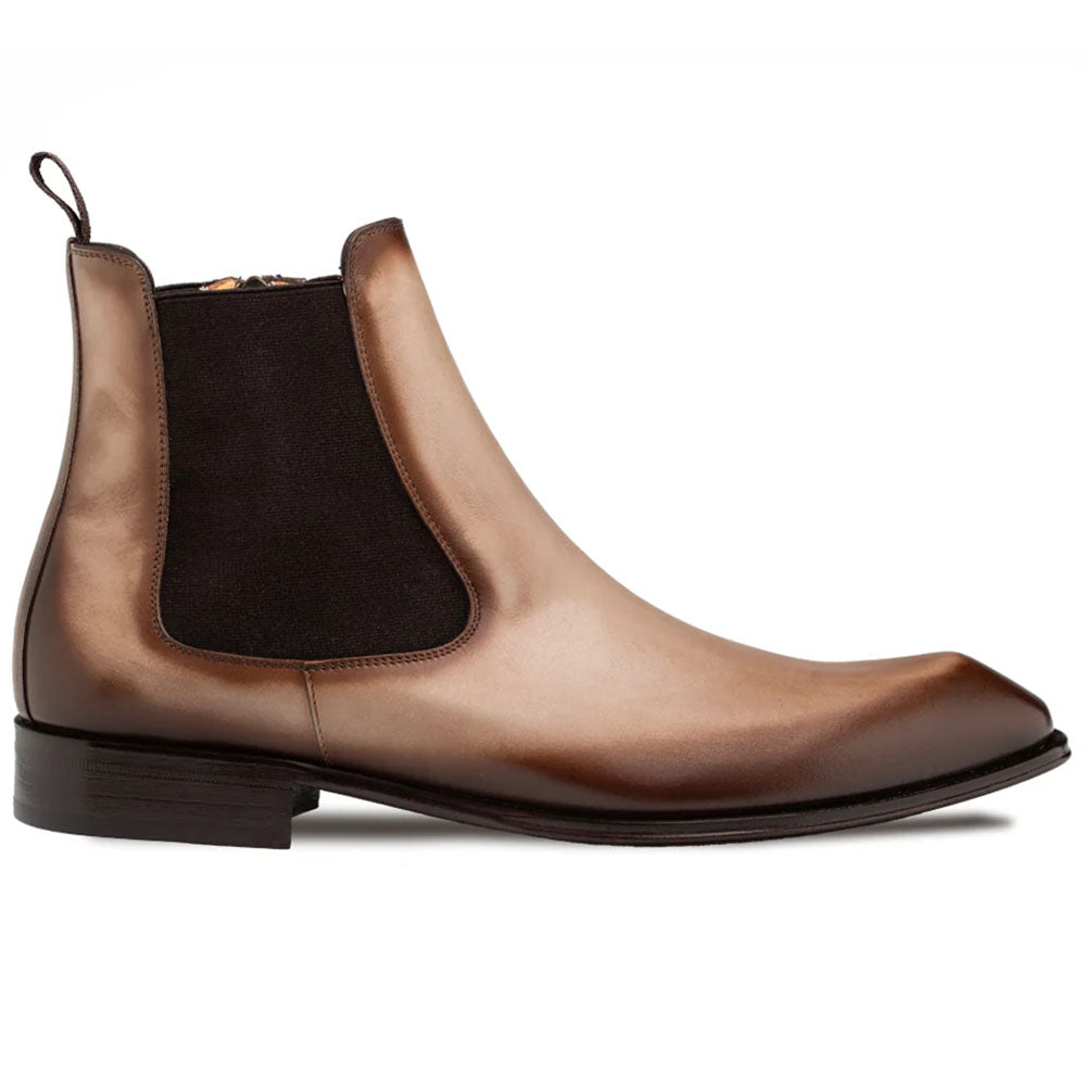 Mezlan Patina Calf Chelsea Boot Taupe