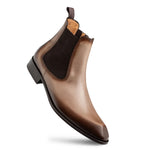 Mezlan Patina Calf Chelsea Boot Taupe (S21694)