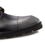 Mezlan Cap Toe Rugged Boot Grey / Black (R21695)