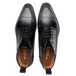 Mezlan Cap Toe Rugged Boot Grey / Black (R21695)