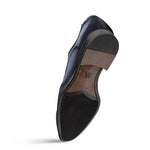 Mezlan Benante Suede Wing Tip Derby Navy (21715)