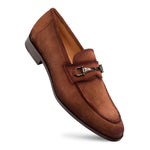 Mezlan Bracco Suede Ornament Loafer Tan (21735)