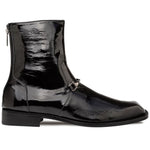 Mezlan Buscemi Hi-Shine Ornament Boot Black