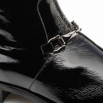 Mezlan Buscemi Hi-Shine Ornament Boot Black (21739)