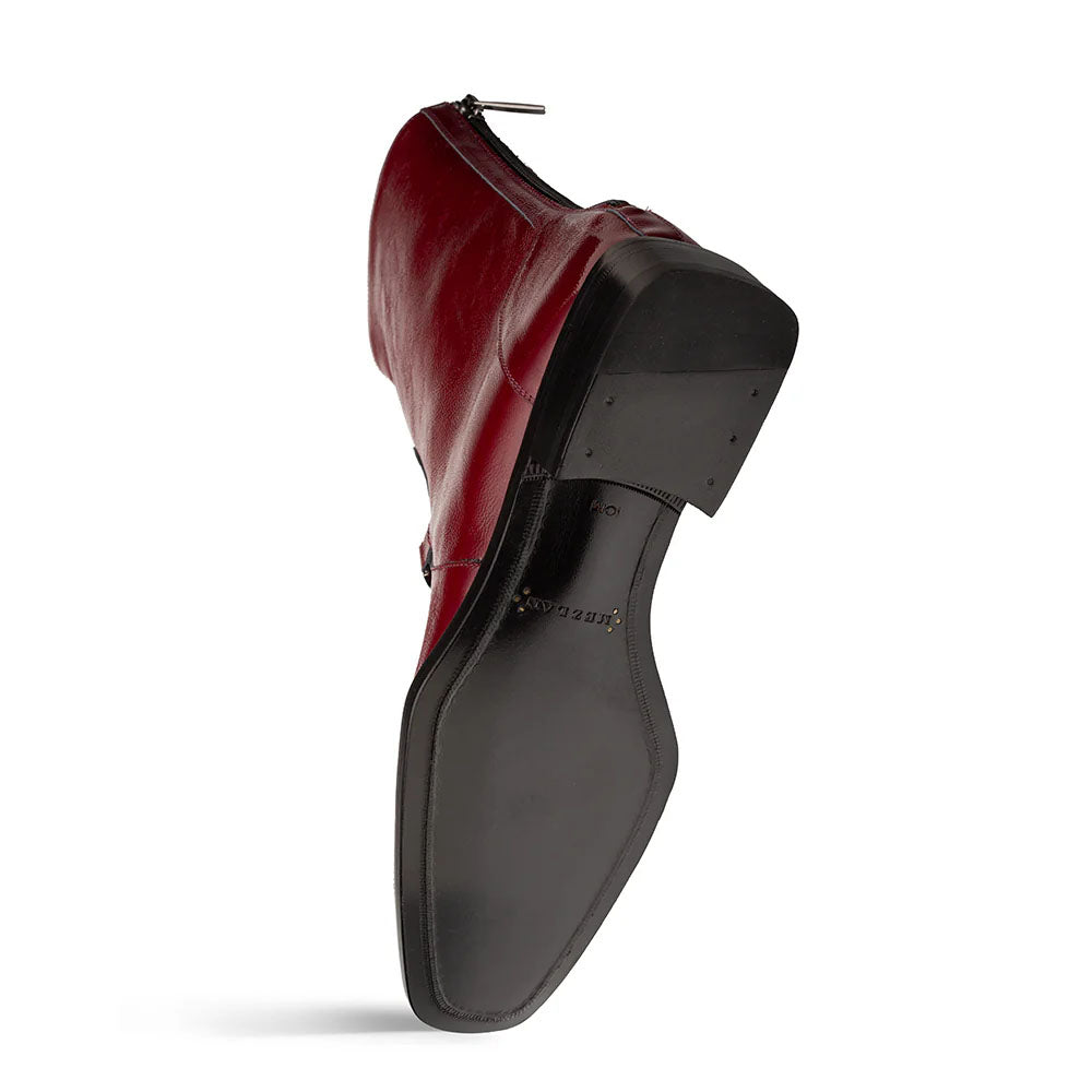Mezlan Buscemi Hi-Shine Ornament Boot Burgundy (21739)