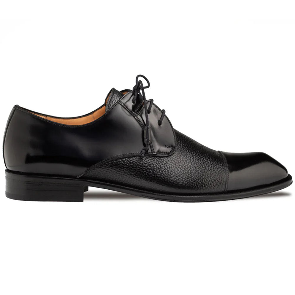 Mezlan Capello Hi-Shine Calf Derby Black