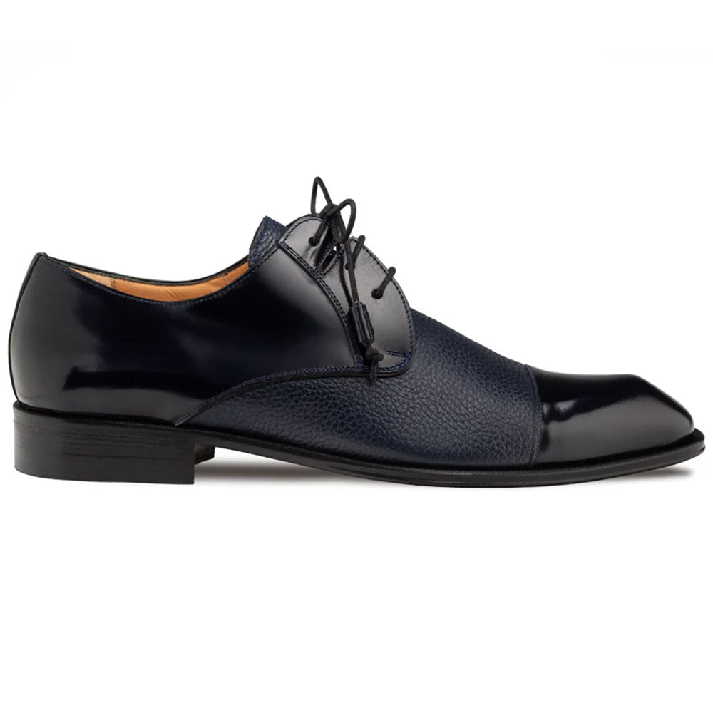 Mezlan Capello Hi-Shine Calf Derby Blue