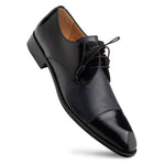 Mezlan Capello Hi-Shine Calf Derby Blue (21744)