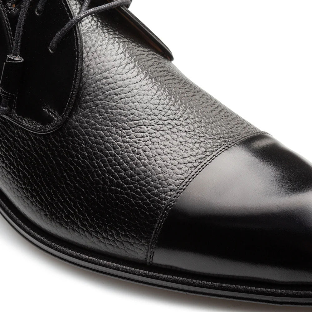 Mezlan Capello Hi-Shine Calf Derby Black (21744)