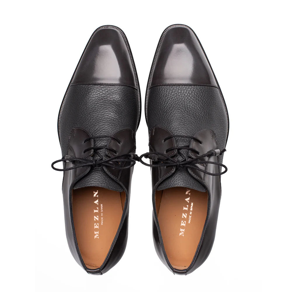 Mezlan Capello Hi-Shine Calf Derby Grey (21744)