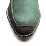 Mezlan Diesel Suede Monk Strap Forest (21745)