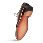 Mezlan Bowery Calf & Deer Derby Chocolate / Multi (21746)