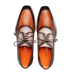 Mezlan Bowery Calf & Deer Derby Chocolate / Multi (21746)