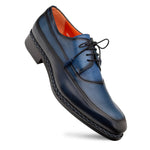 Mezlan Bowery Calf & Deer Derby Navy / Multi (21746)