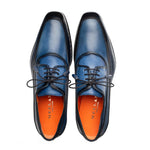 Mezlan Bowery Calf & Deer Derby Navy / Multi (21746)