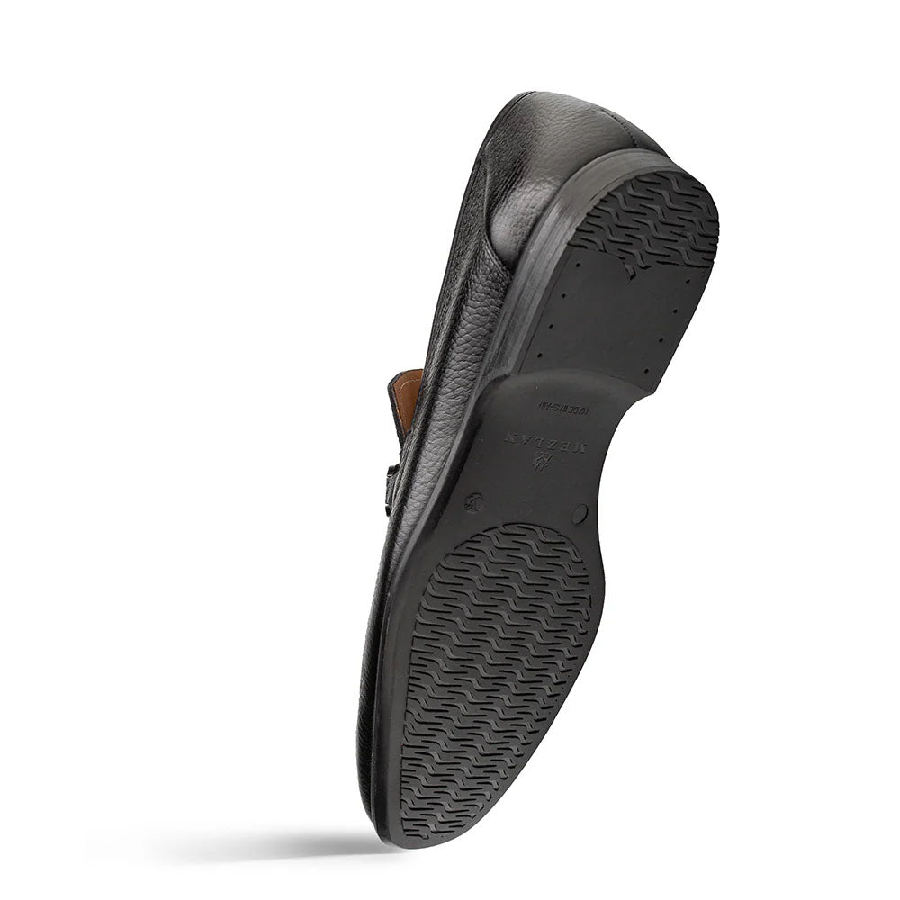 Mezlan Marinelli Deer Ornament Slip-On Black (21749)