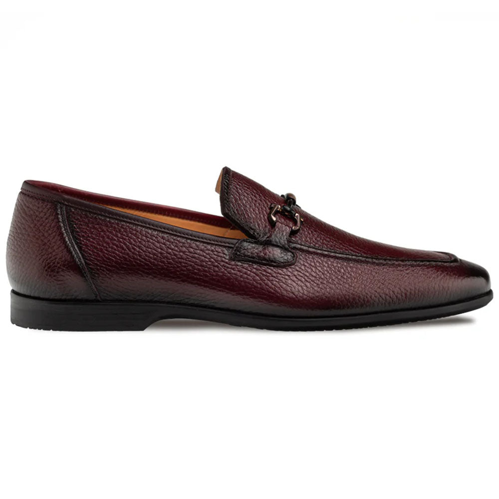 Mezlan Marinelli Deer Ornament Slip-On Burgundy