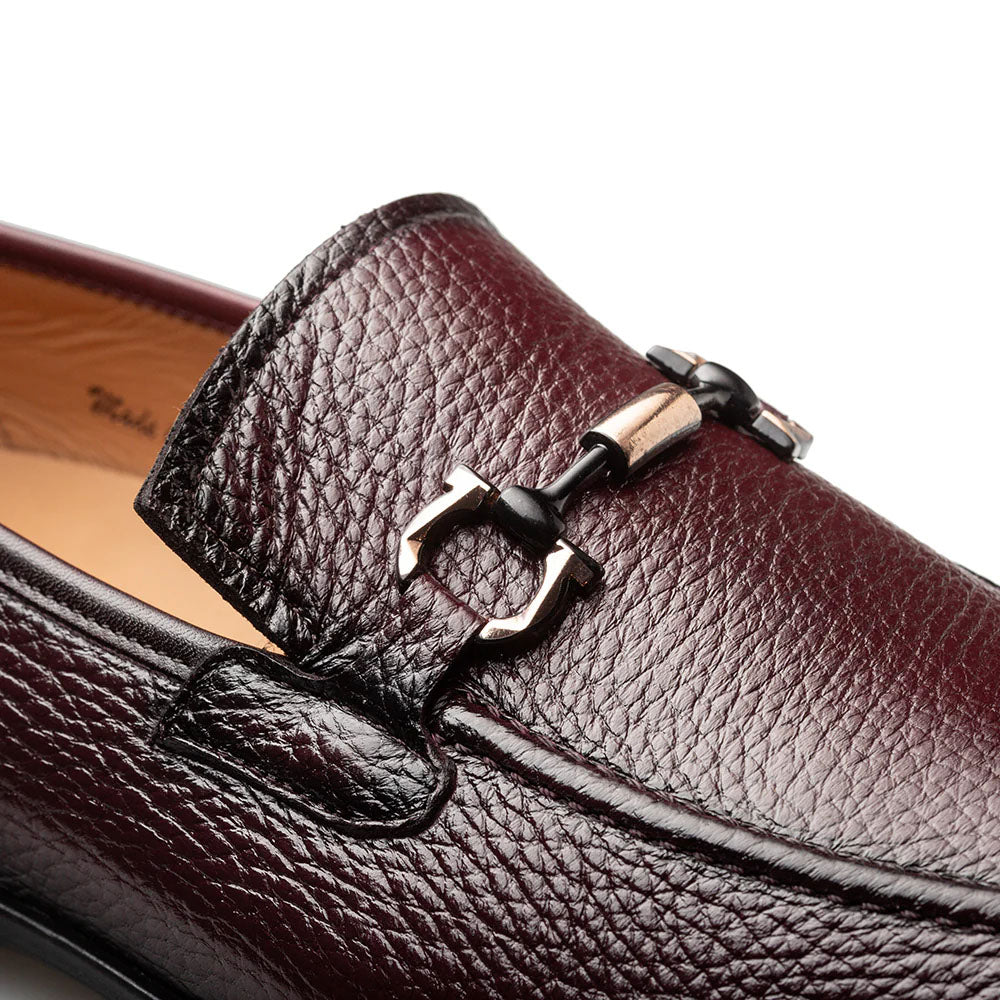 Mezlan Marinelli Deer Ornament Slip-On Burgundy (21749)
